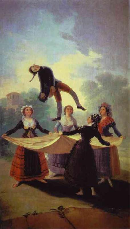 Francisco Jose de Goya The Straw Manikin oil painting image